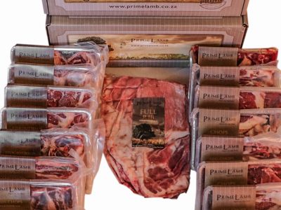 Half lamb box B - Full rib (+/- 9kg)